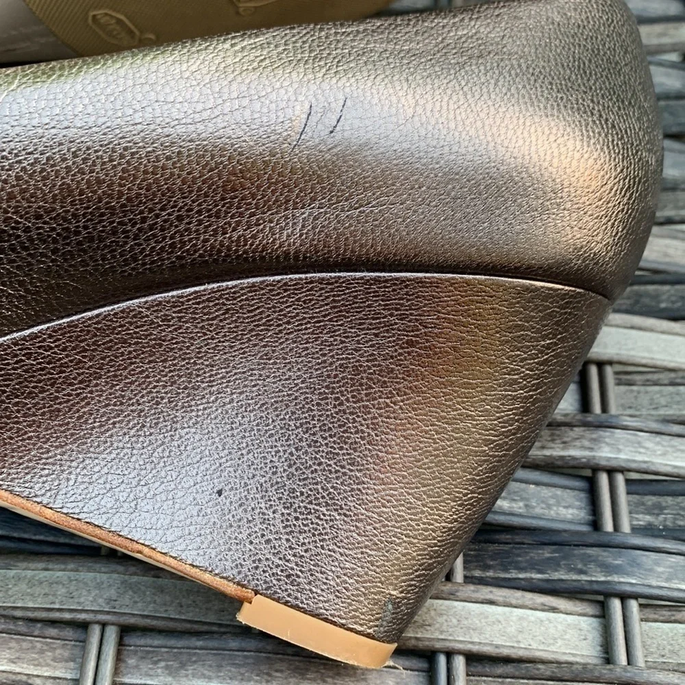 SALVATORE FERRAGAMO Leather Wedges